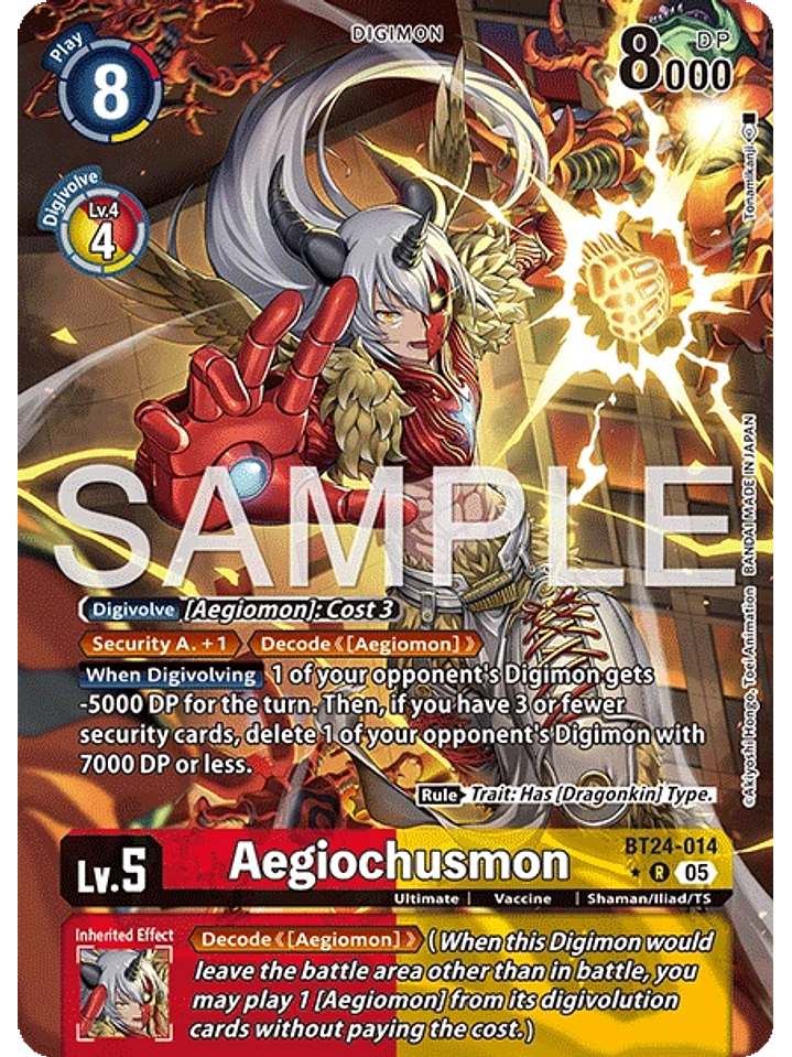 BT24-014 (Alternate Art) Aegiochusmon 1