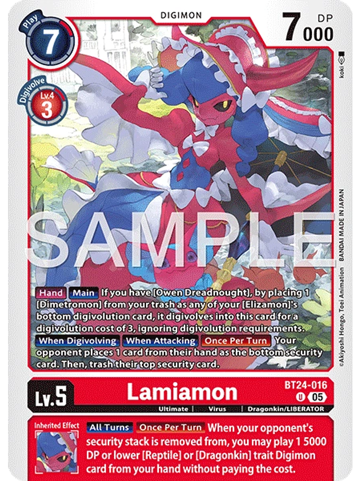 BT24-016 U Lamiamon 1