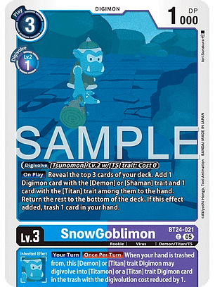 BT24-021 C SnowGoblimon