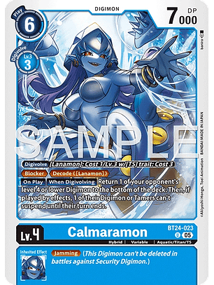 BT24-023 U Calmaramon