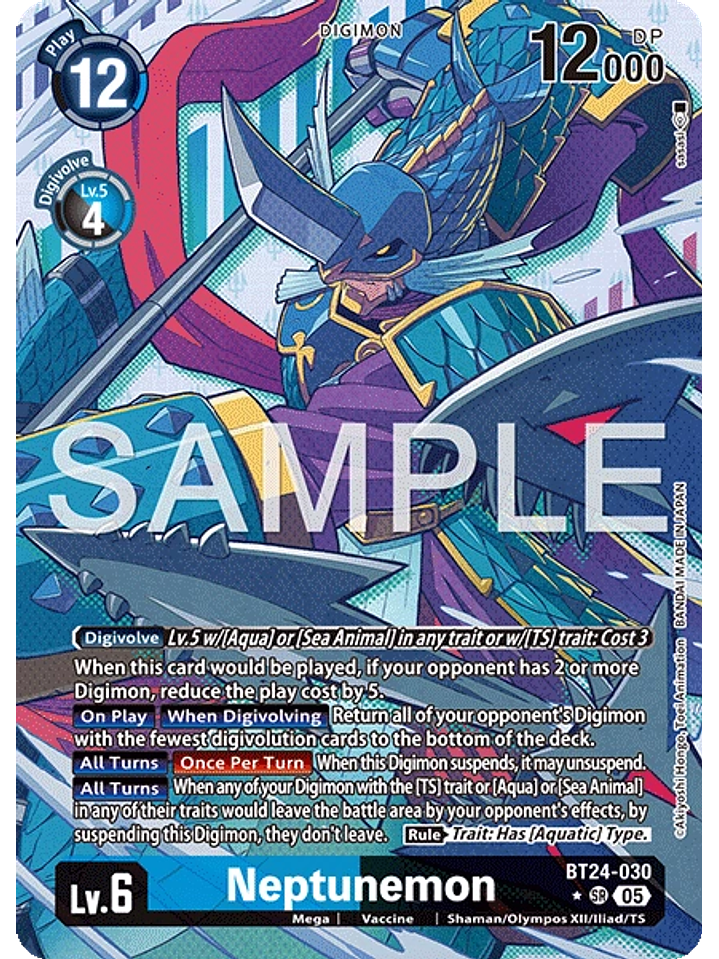 BT24-030 (Alternate Art) Neptunemon 1