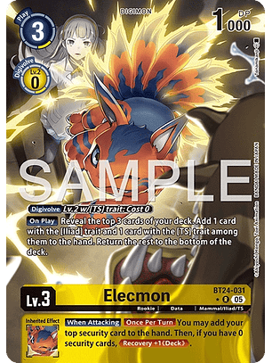 BT24-031 (Alternate Art) Elecmon