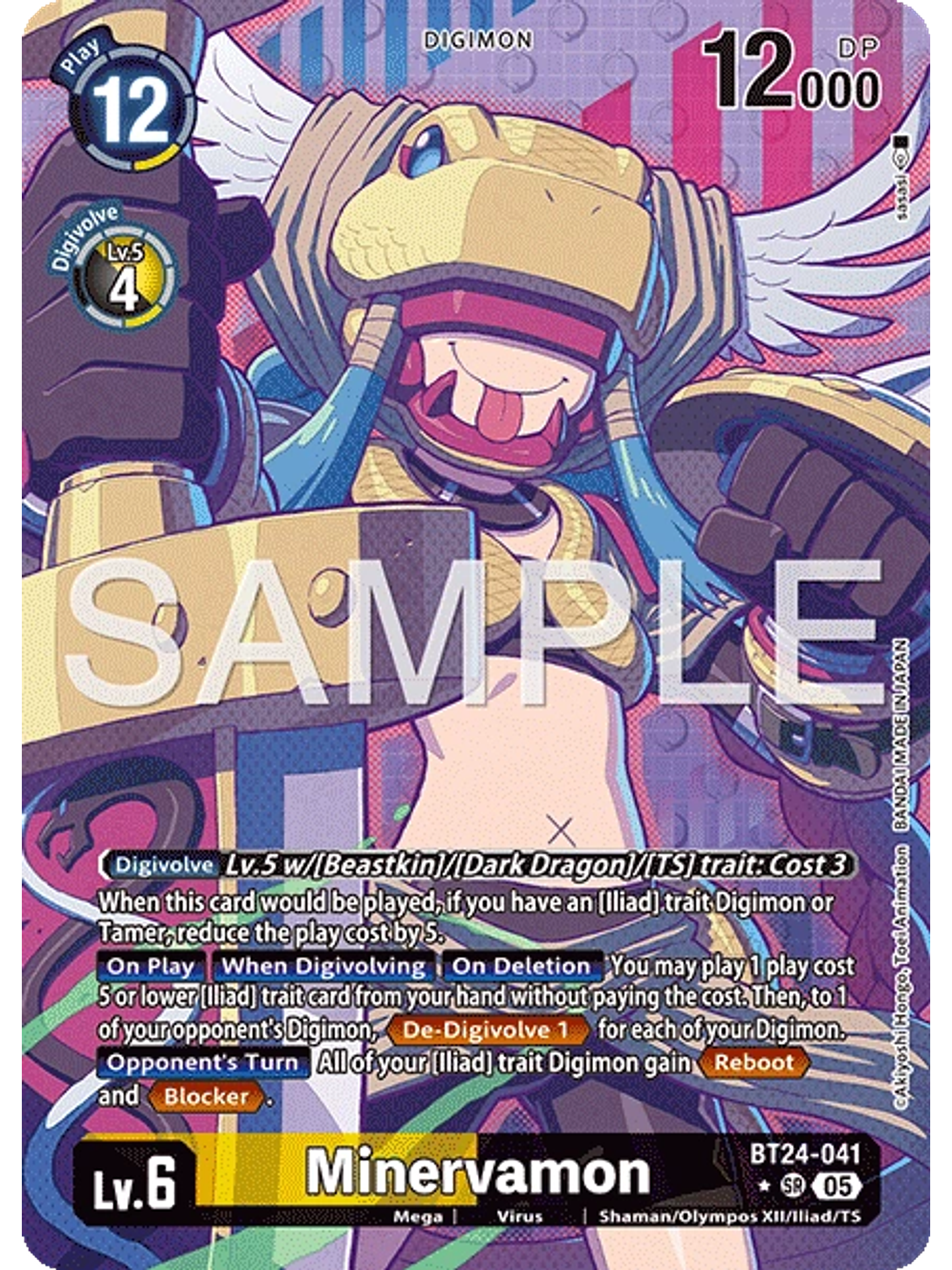 BT24-041 (Alternate Art) Minervamon 1