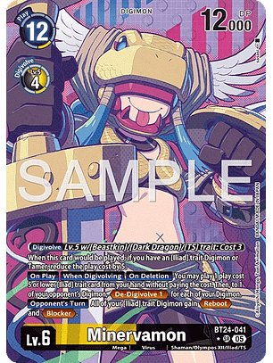 BT24-041 (Alternate Art) Minervamon