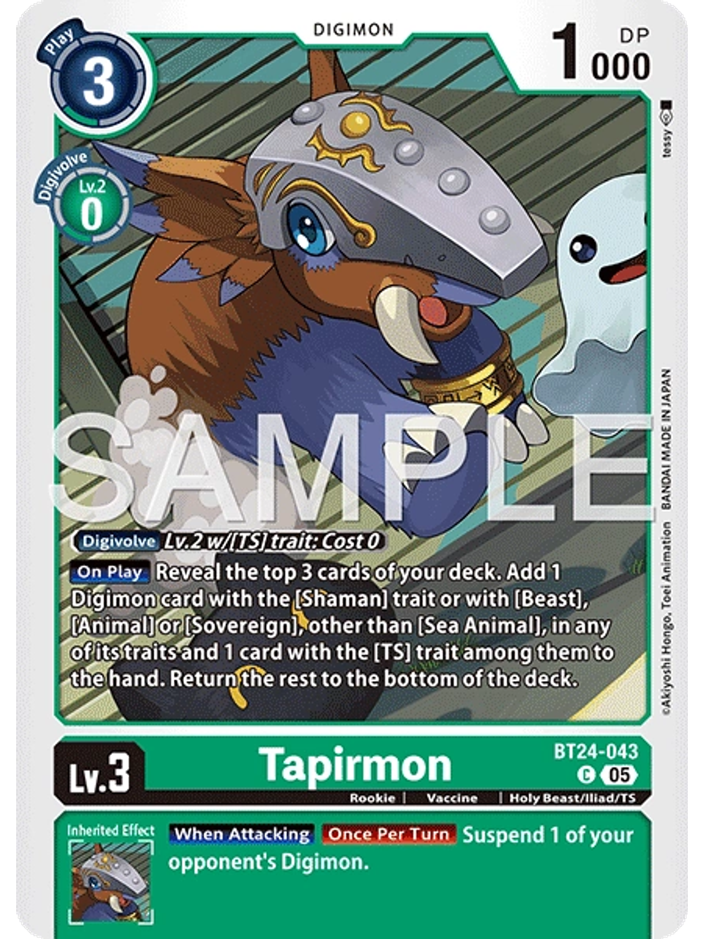 BT24-043 C Tapirmon 1