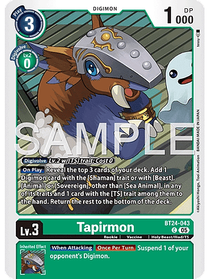 BT24-043 C Tapirmon