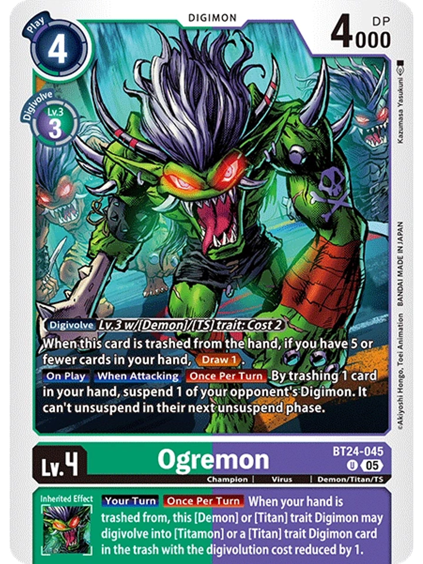 BT24-045 U Ogremon 1