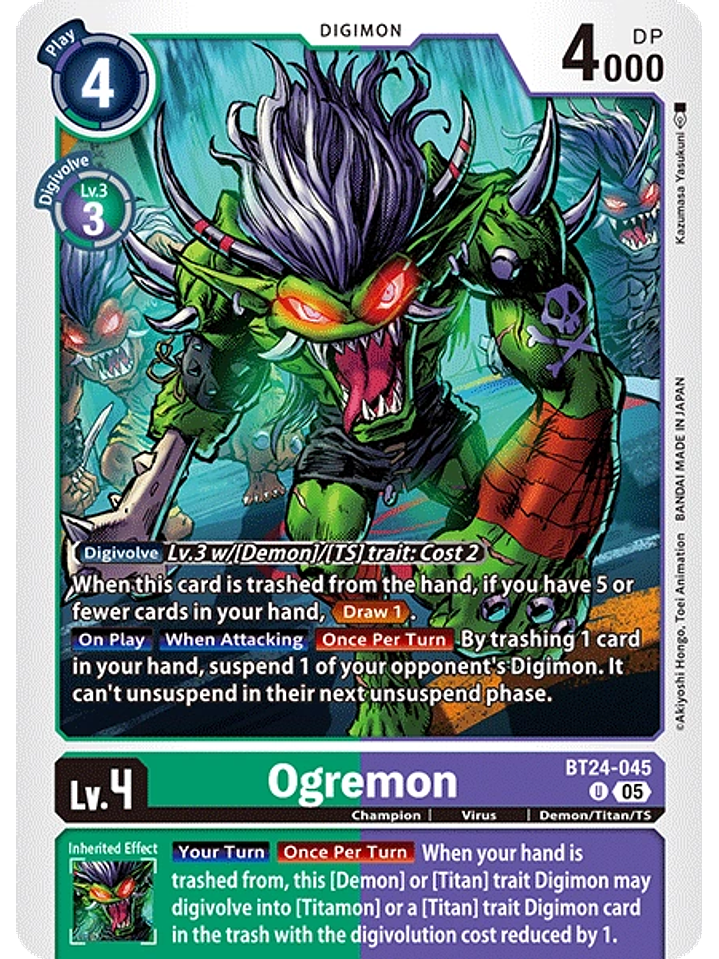 BT24-045 U Ogremon 1