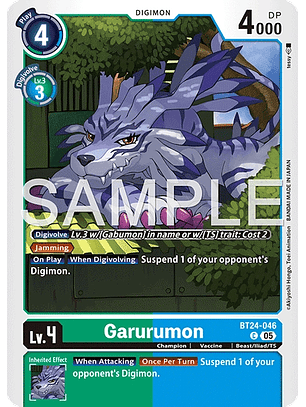 BT24-046 C Garurumon