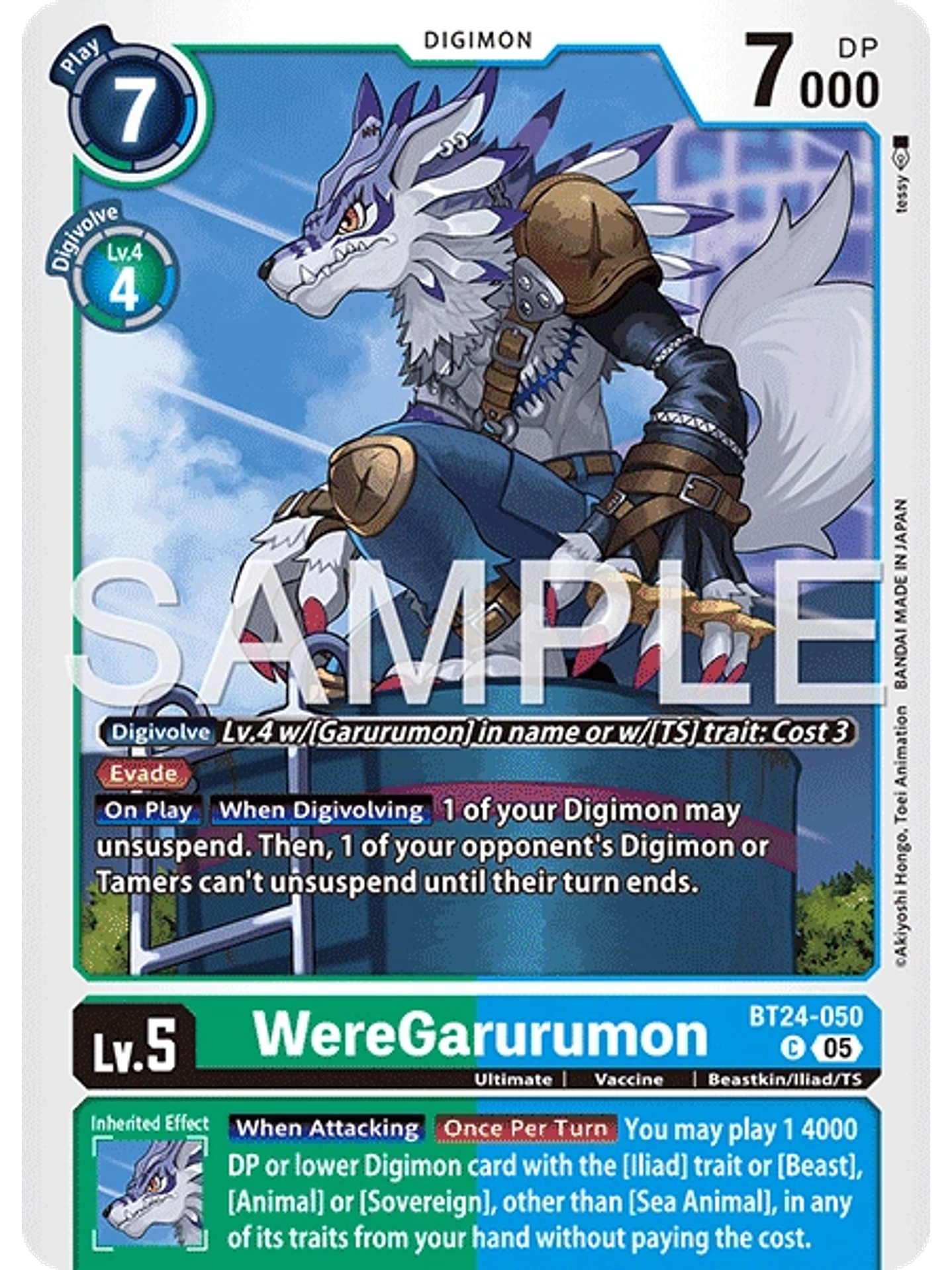 BT24-050 C WereGarurumon 1