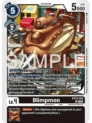 BT24-058 U Blimpmon