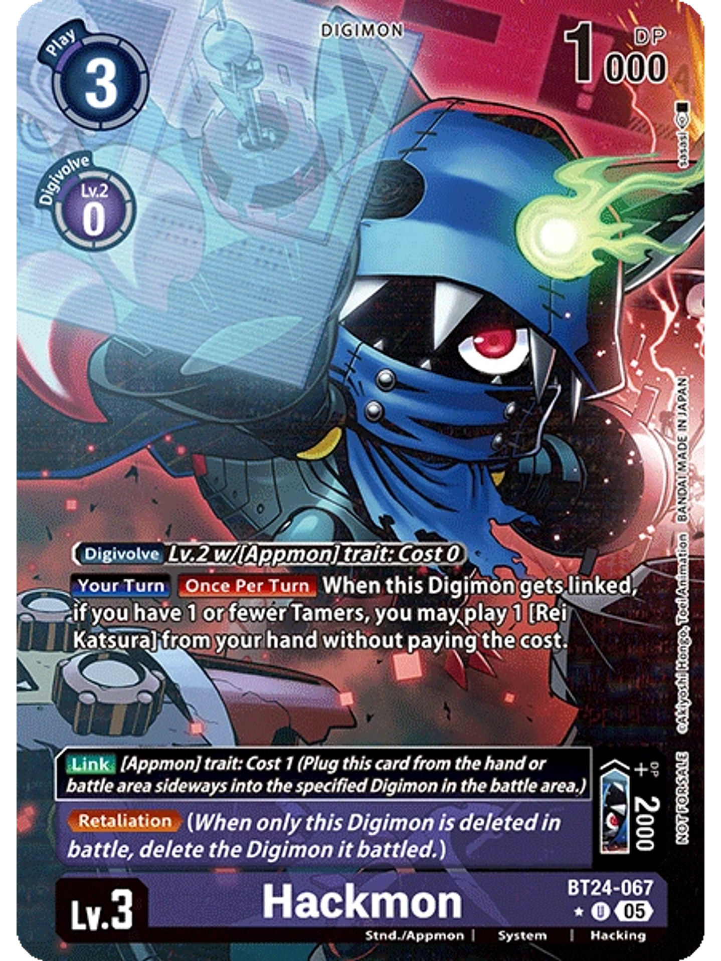 BT24-067 (Alternate Art) Hackmon 1