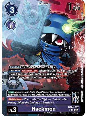 BT24-067 (Alternate Art) Hackmon
