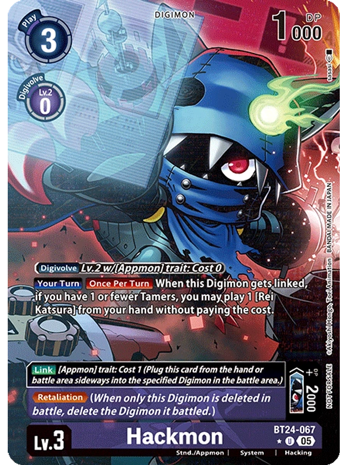 BT24-067 (Alternate Art) Hackmon 1