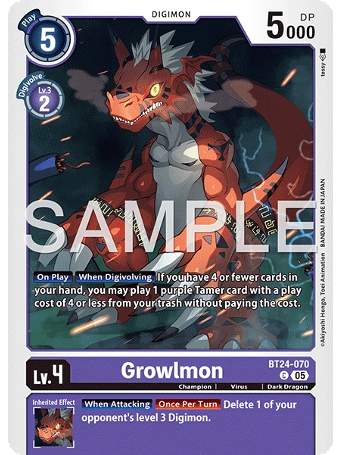 BT24-070 C Growlmon 1