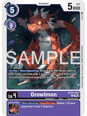 BT24-070 C Growlmon