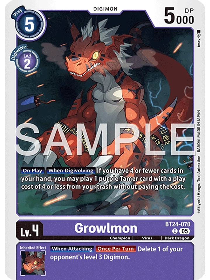 BT24-070 C Growlmon 1