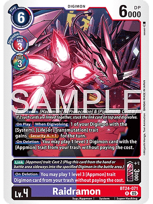 BT24-071 R Raidramon