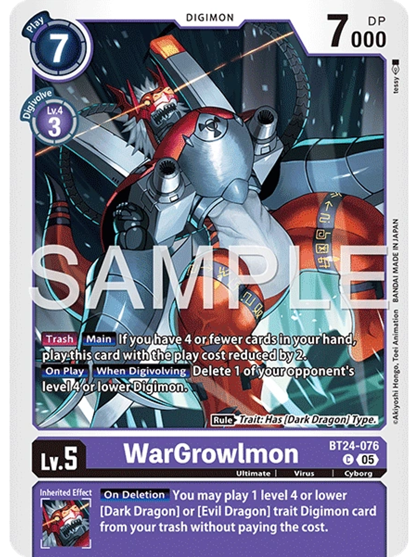 BT24-076 C WarGrowlmon 1