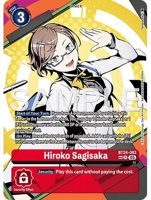 BT24-083 (Special Rare) Hiroko Sagisaka