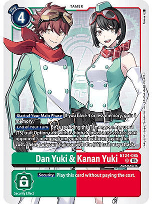 BT24-085 SR Dan Yuki & Kanan Yuki