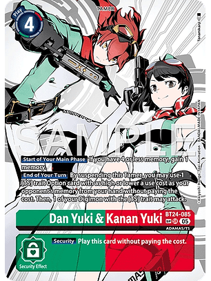 BT24-085 (Special Rare) Dan Yuki & Kanan Yuki