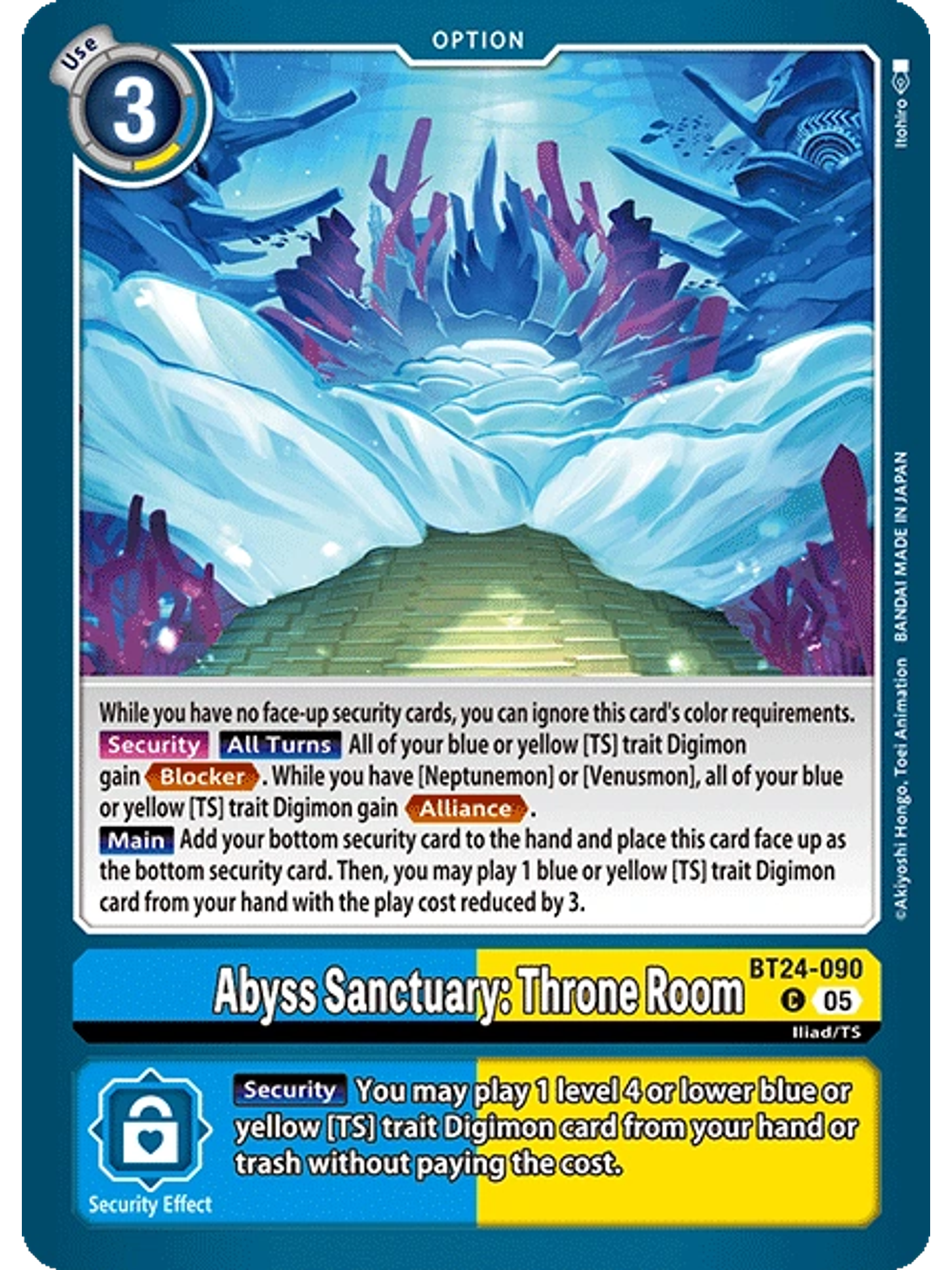 BT24-090 C Abyss Sanctuary: Throne Room 1