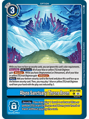 BT24-090 C Abyss Sanctuary: Throne Room