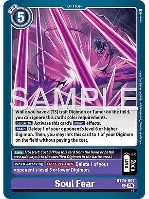 BT24-097 U Soul Fear