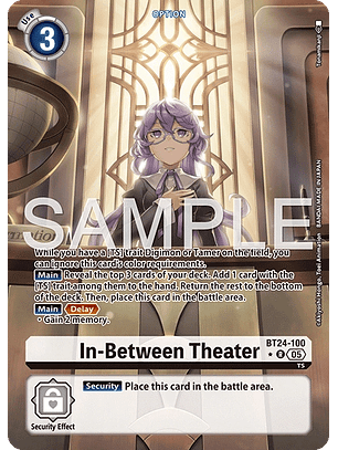 BT24-100 (Alternate Art) In-Between Theater