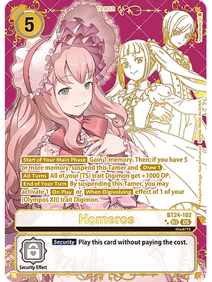 BT24-102 (Rare Pull) Homeros