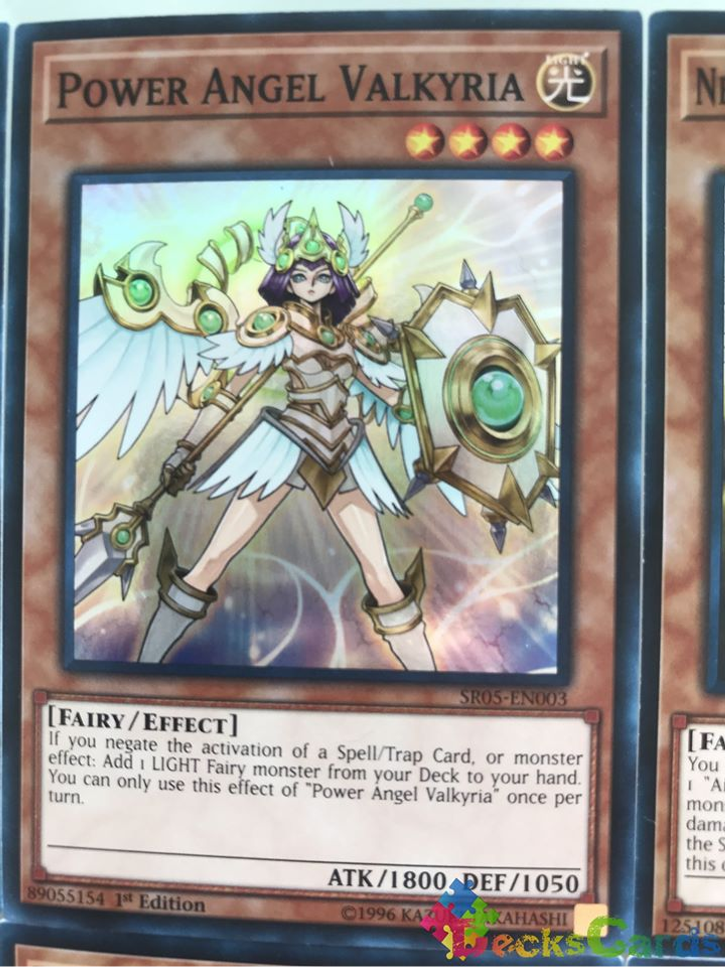 Power Angel Valkyria - SR05-EN003 - Super Rare 1st Edition 1