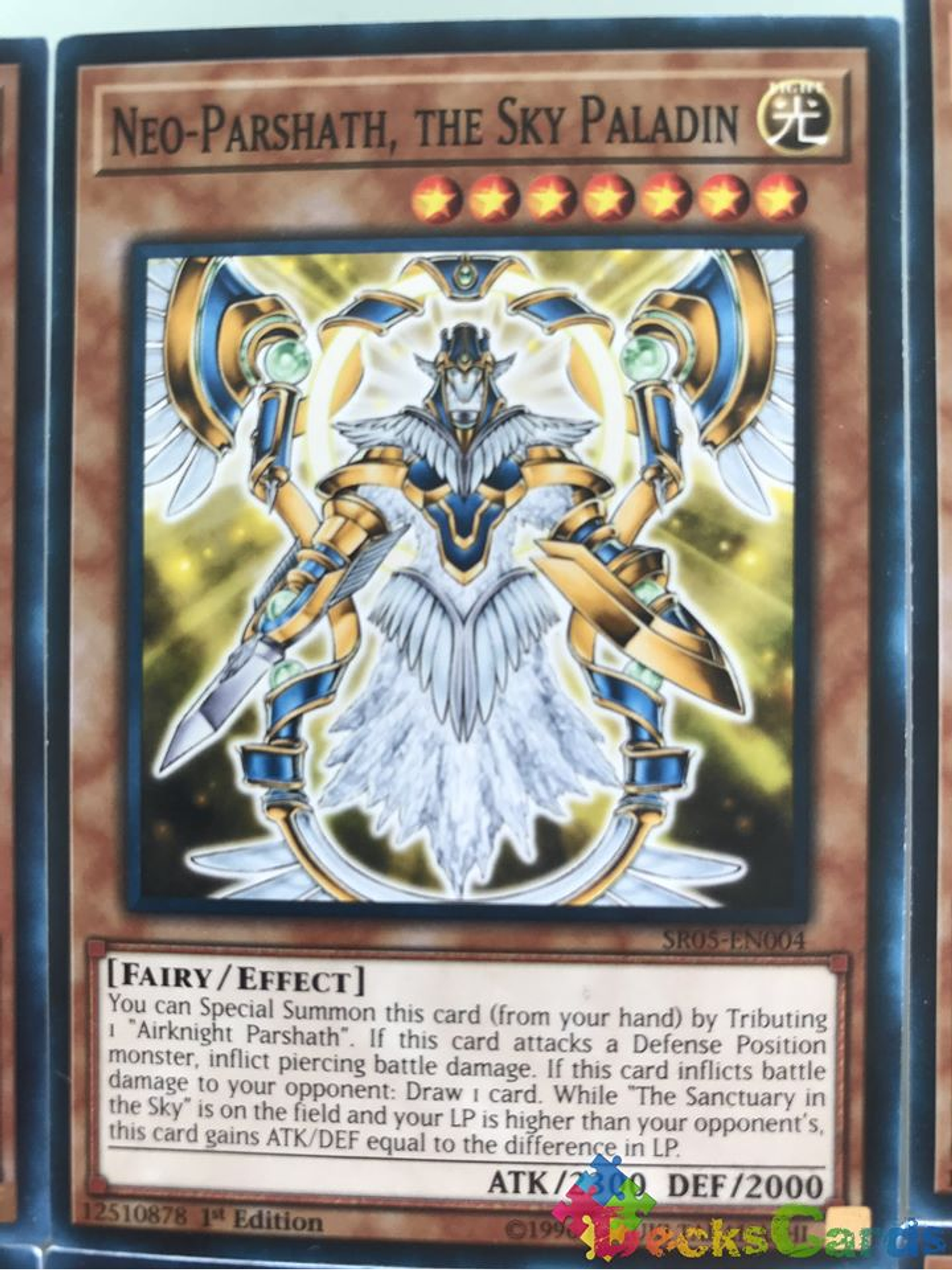 Neo-Parshath, the Sky Paladin - SR05-EN004 - Common 1st Edition 1