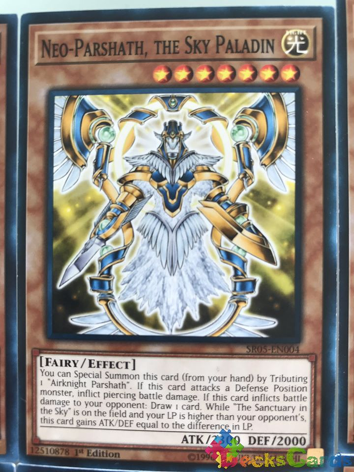 Neo-Parshath, the Sky Paladin - SR05-EN004 - Common 1st Edition 1