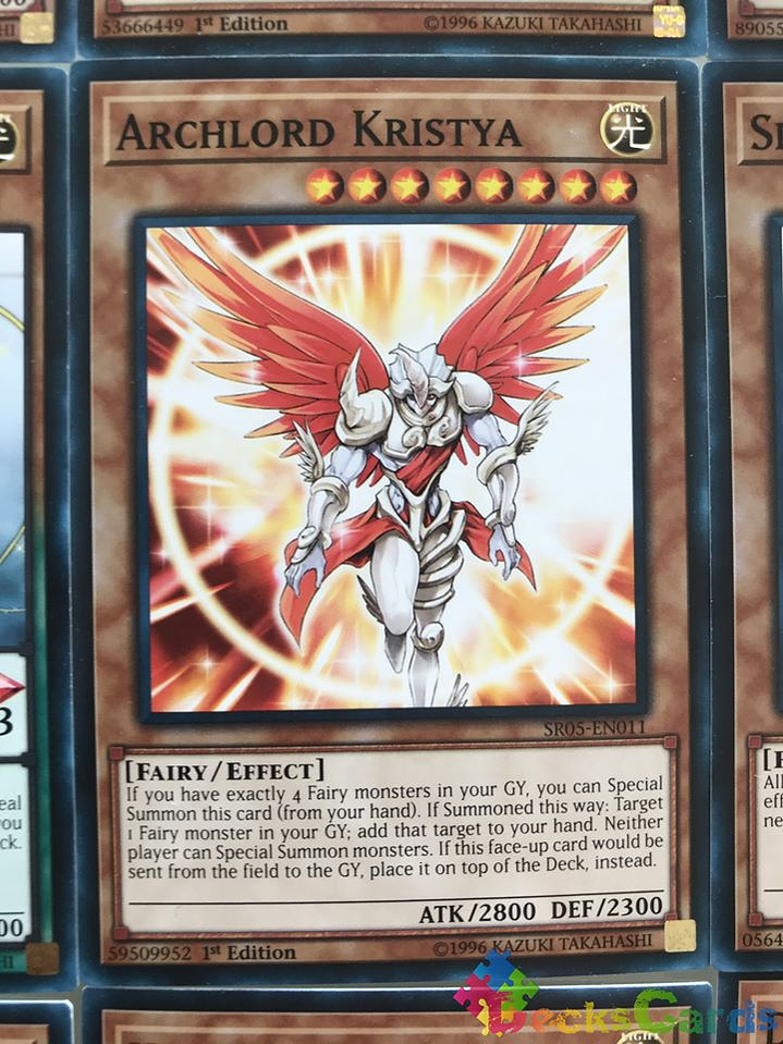Archlord Kristya - SR05-EN011 - Common 1st Edition 1