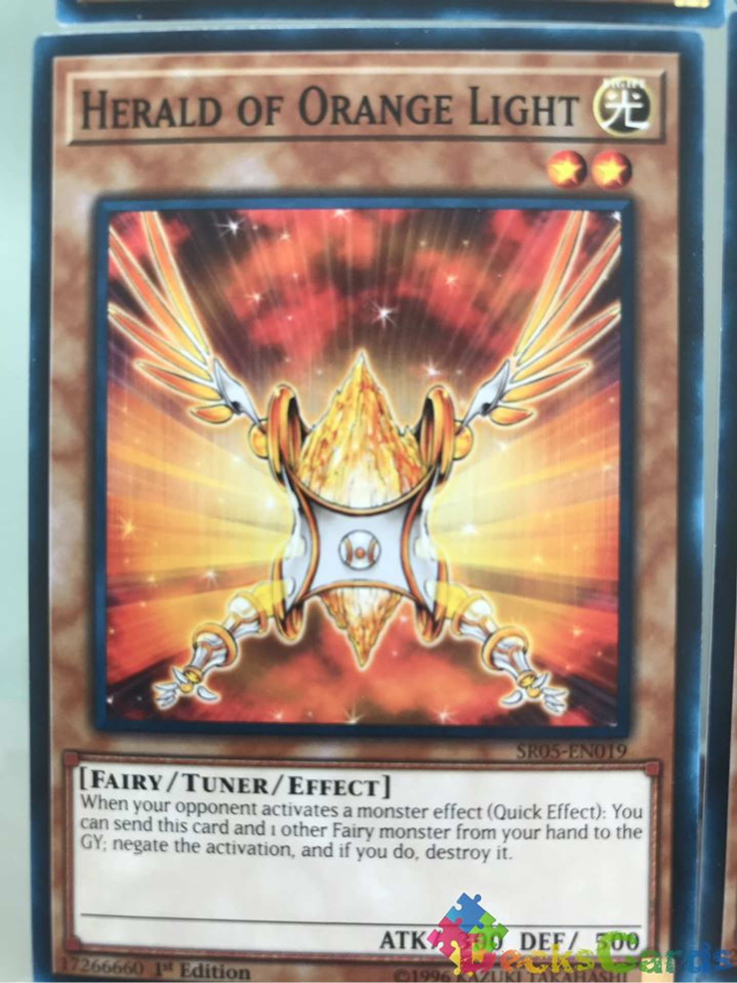 Herald of Orange Light - SR05-EN019 - Common 1st Edition 1