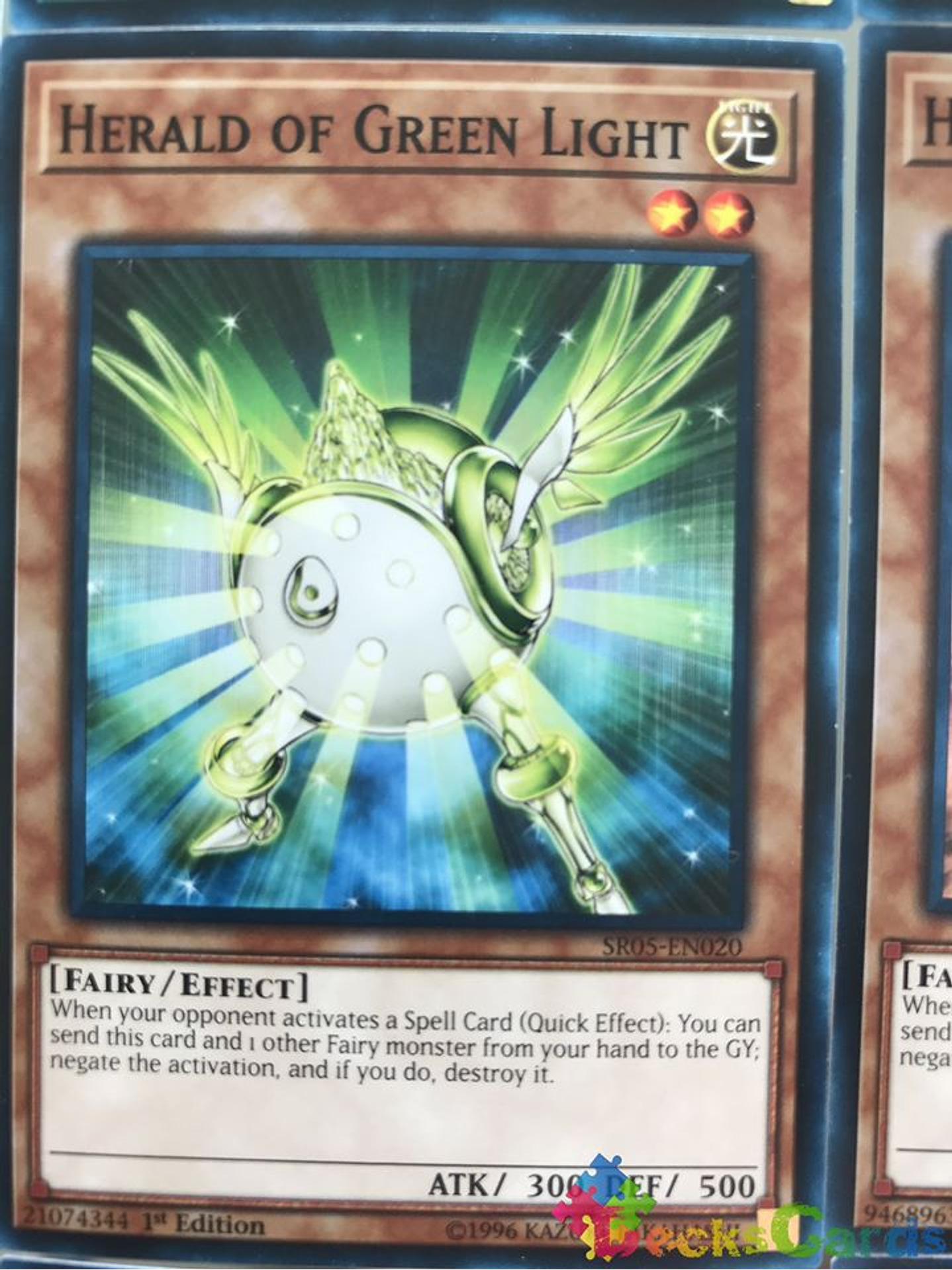 Herald of Green Light - SR05-EN020 - Common 1st Edition 1