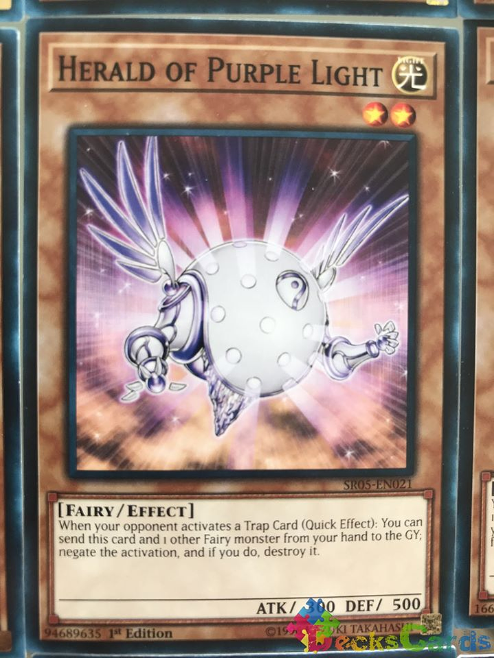 Herald of Purple Light - SR05-EN021 - Common 1st Edition 1