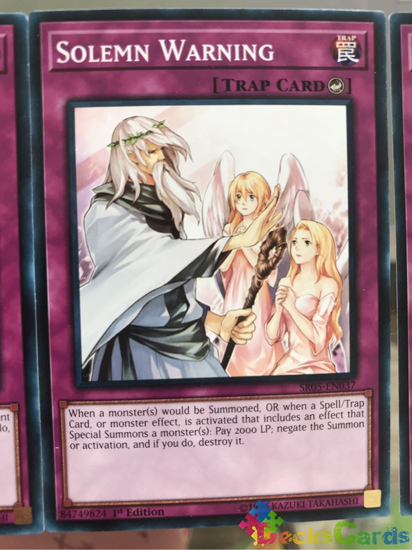 Solemn Warning - SR05-EN037 - Common 1st Edition 1