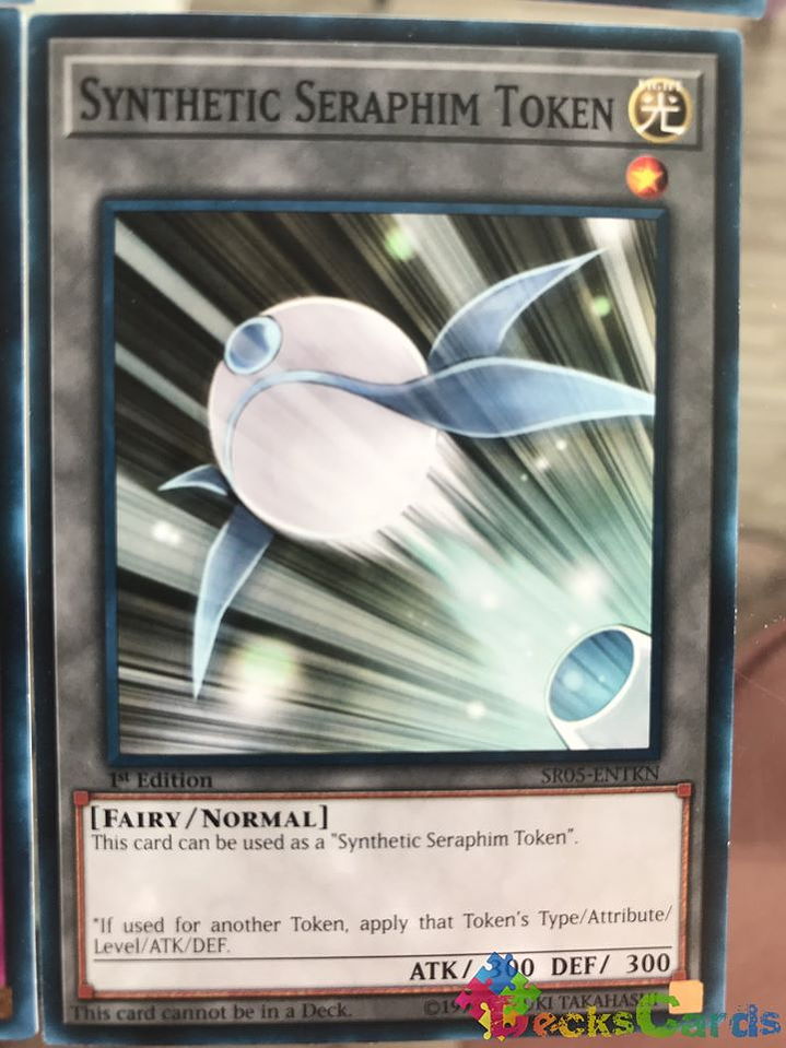 Synthetic Seraphim Token - SR05-ENTKN - Common 1st Edition 1