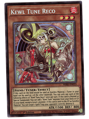Kewl Tune Reco - PHRE-EN033 - Collector's Rare 1st Edition (Manchada)