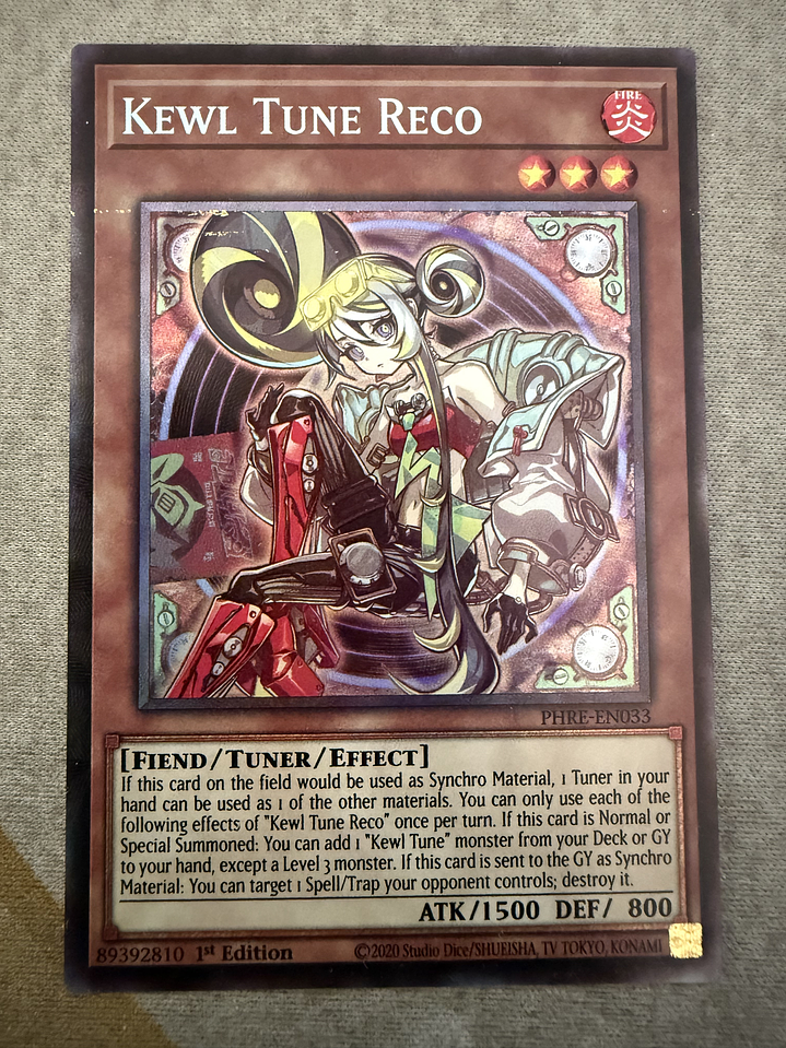 Kewl Tune Reco - PHRE-EN033 - Collector's Rare 1st Edition (Manchada) 2