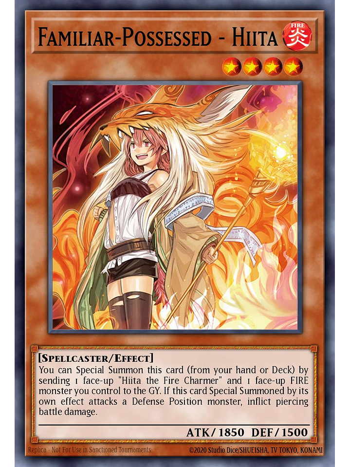 Familiar-Possessed - Hiita - CH02-EN006 - Ultra Rare 1st Edition 1