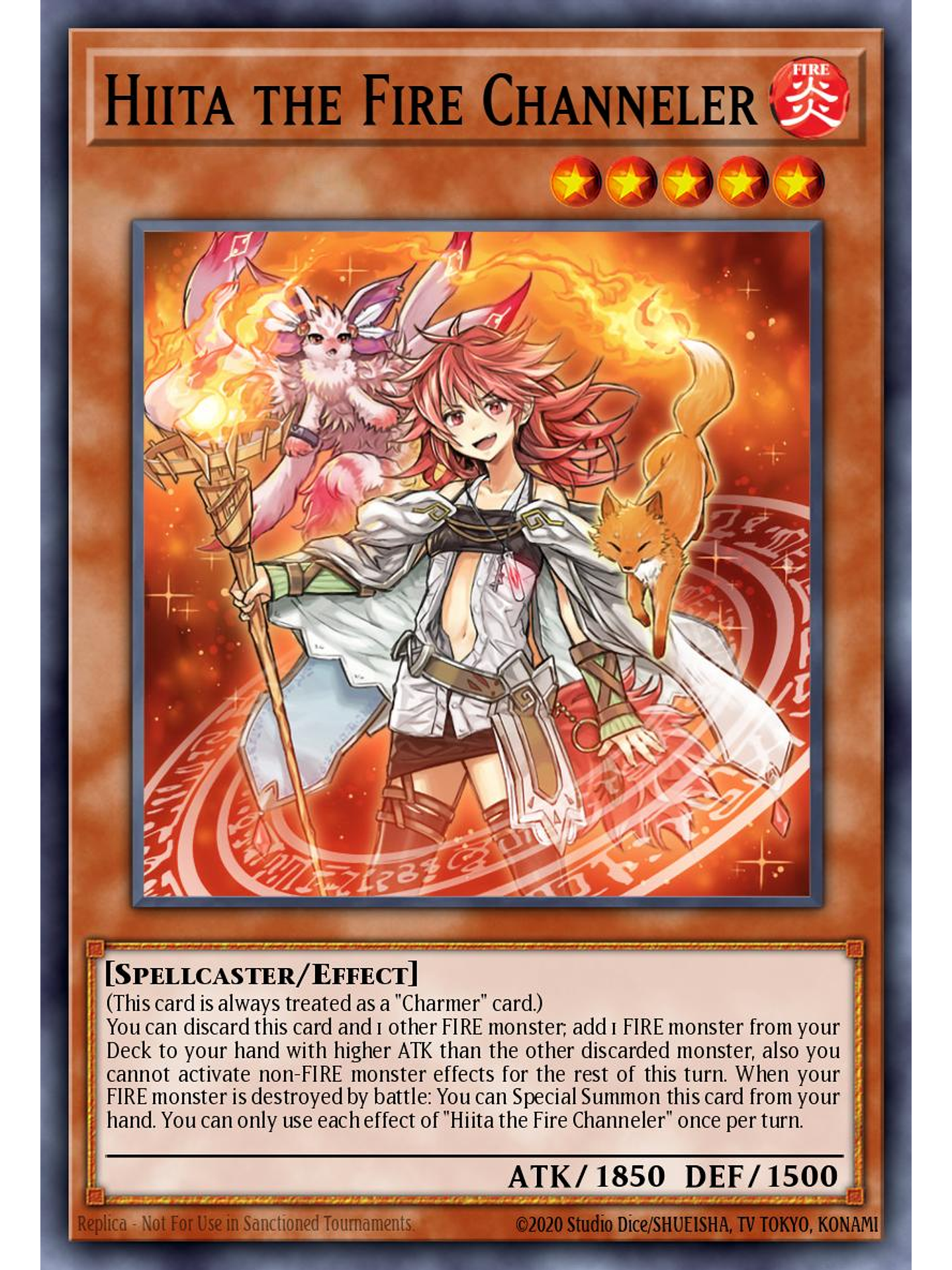 Hiita the Fire Channeler - CH02-EN010 - Ultra Rare 1st Edition 1