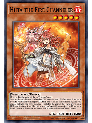 Hiita the Fire Channeler - CH02-EN010 - Ultra Rare 1st Edition