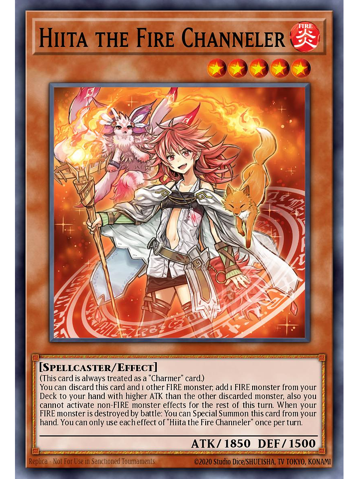Hiita the Fire Channeler - CH02-EN010 - Ultra Rare 1st Edition 1