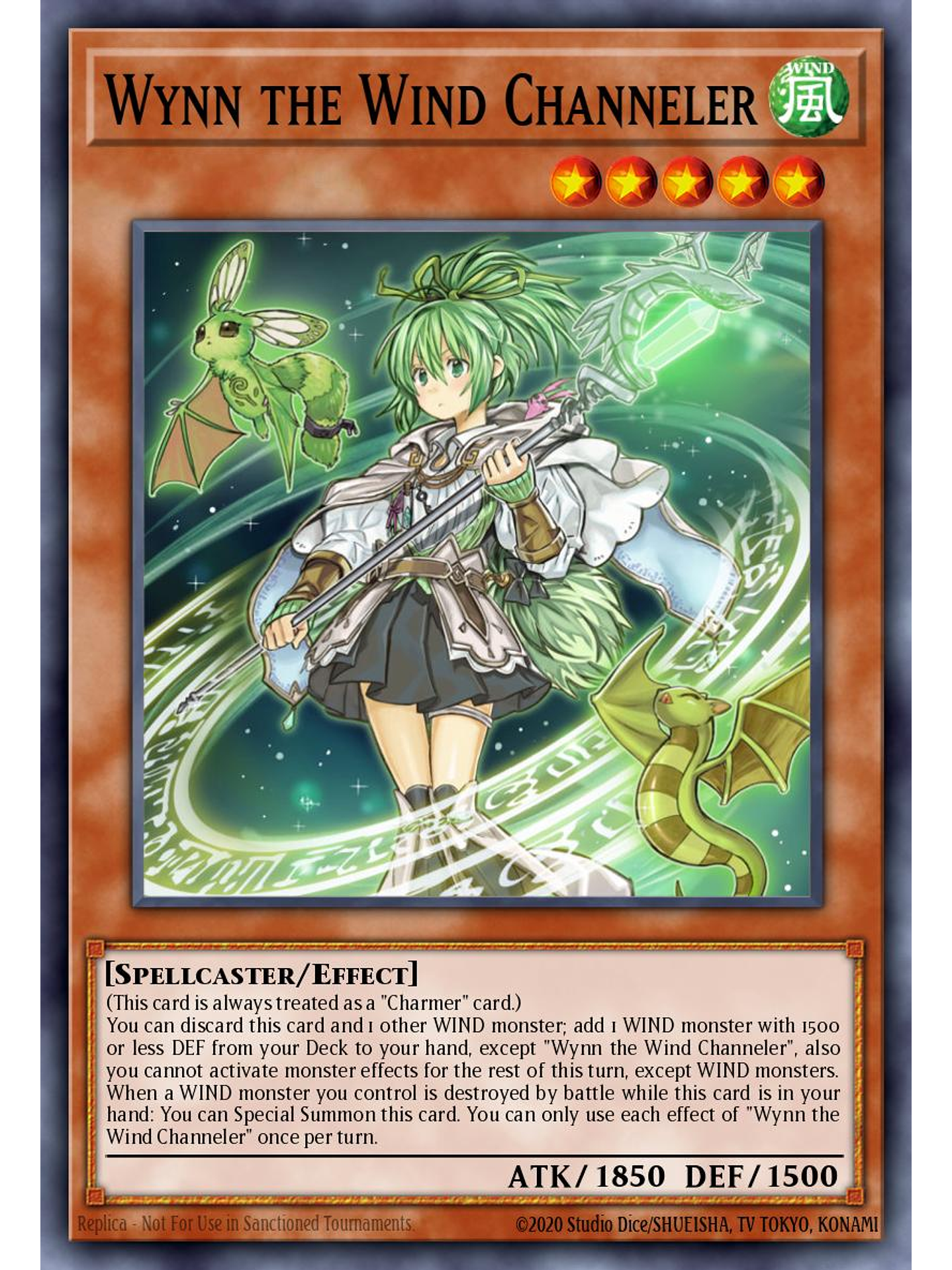 Wynn the Wind Channeler - CH02-EN011 - Ultra Rare 1st Edition 1