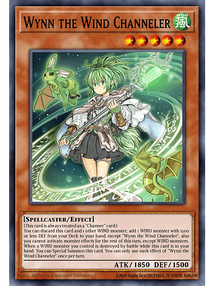 Wynn the Wind Channeler - CH02-EN011 - Ultra Rare 1st Edition