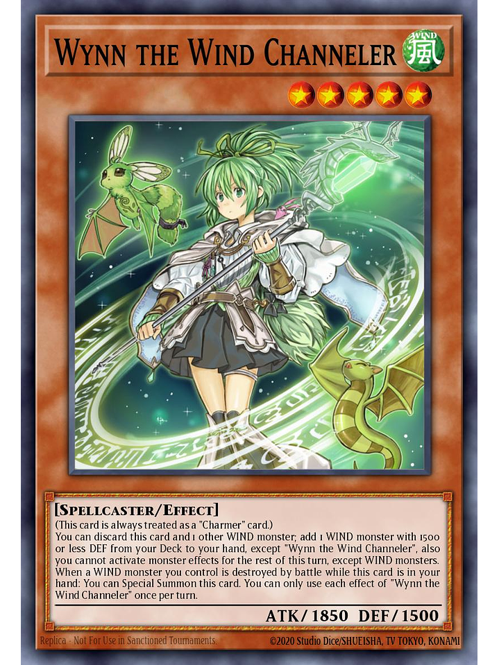 Wynn the Wind Channeler - CH02-EN011 - Ultra Rare 1st Edition 1