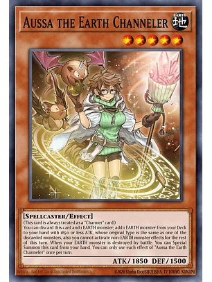 Aussa the Earth Channeler - CH02-EN012 - Ultra Rare 1st Edition